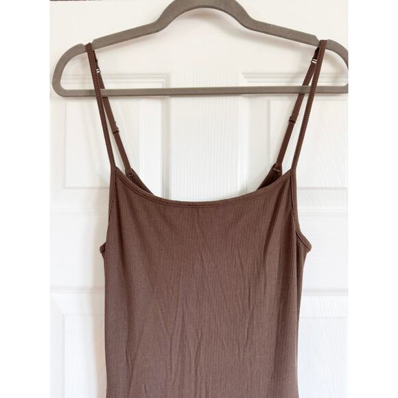 SKIMS Soft Lounge Long Slip Dress Oxide - Picture 5 of 8